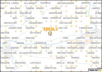 map of Roeulx