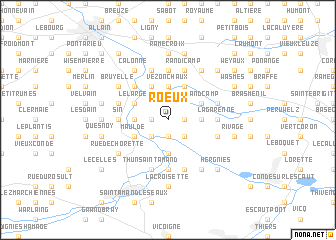 map of Roeux