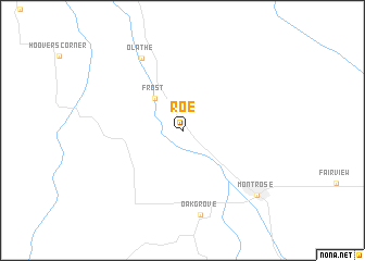 map of Roe