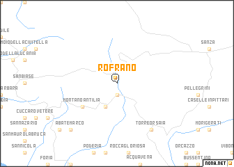 map of Rofrano