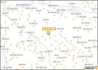 map of Rogača