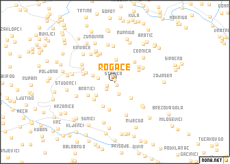 map of Rogače