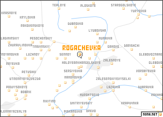 map of Rogachëvka