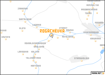 map of Rogachevka