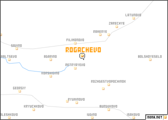 map of Rogachëvo