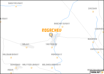 map of Rogachëv