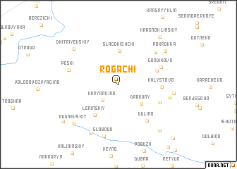 map of Rogachi