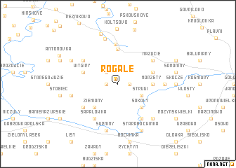 map of Rogale