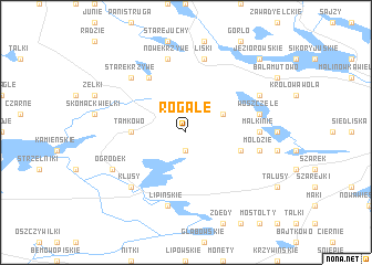 map of Rogale