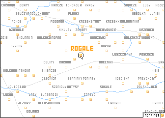 map of Rogale