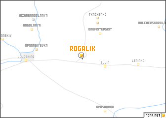 map of Rogalik