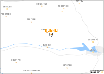 map of Rogali