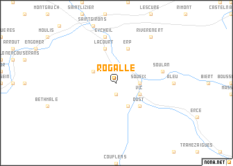 map of Rogalle