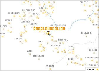 map of Rogalova Dolina