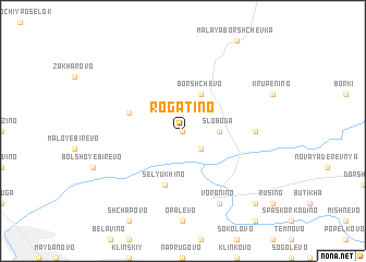 map of Rogatino