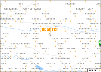 map of Rogatka