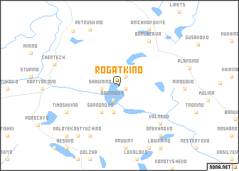 map of Rogatkino