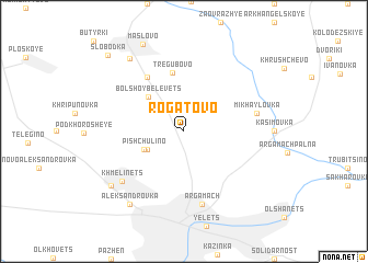 map of Rogatovo