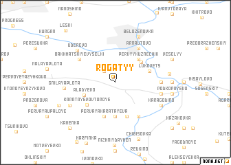 map of Rogatyy