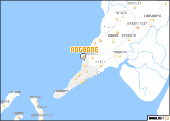 map of Rogbané