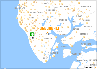 map of Rogbombali