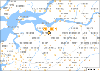 map of Rogbom