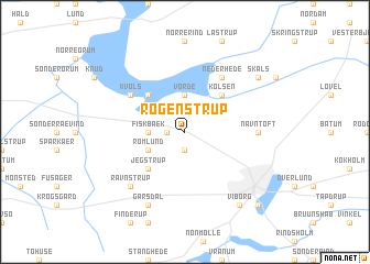 map of Rogenstrup