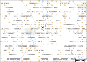 map of Rögen