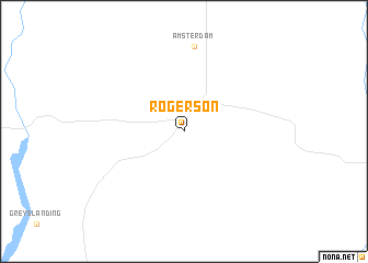 map of Rogerson