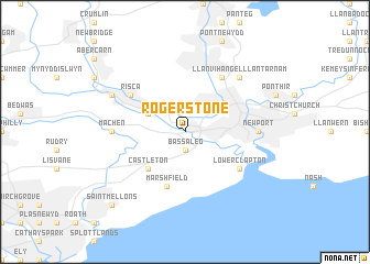 map of Rogerstone