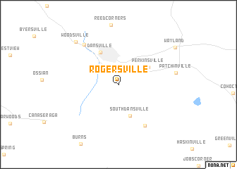 map of Rogersville