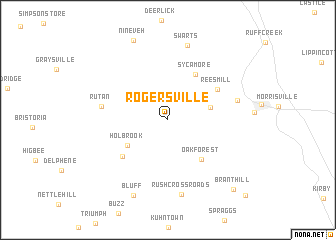 map of Rogersville