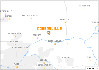 map of Rogersville