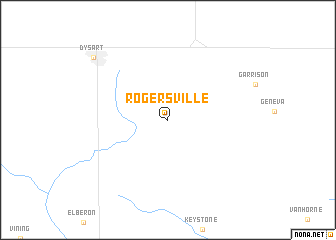 map of Rogersville