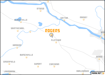 map of Rogers