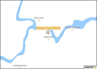 map of Roger Winans