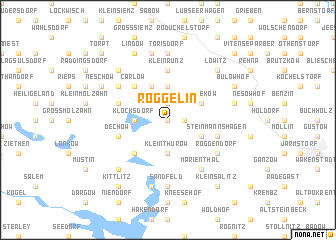 map of Röggelin
