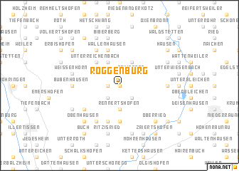 map of Roggenburg