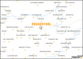 map of Roggenthal