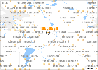 map of Roggosen