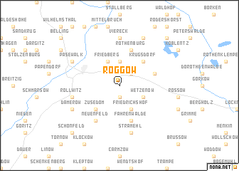 map of Roggow