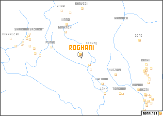map of Roghāni