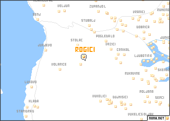 map of Rogići