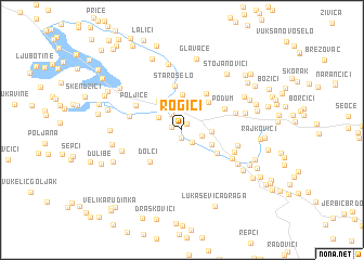 map of Rogići