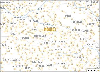 map of Rogići