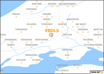 map of Røgild