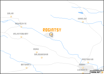 map of Rogintsy