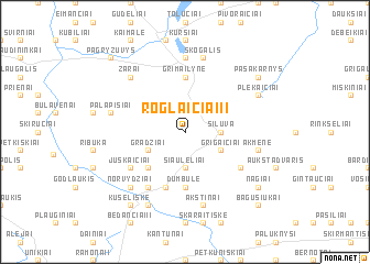 map of Roglaičiai II