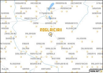 map of Roglaičiai I