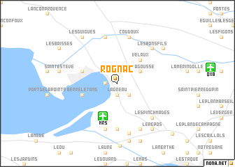 map of Rognac